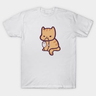 Tech Support Cat T-Shirt